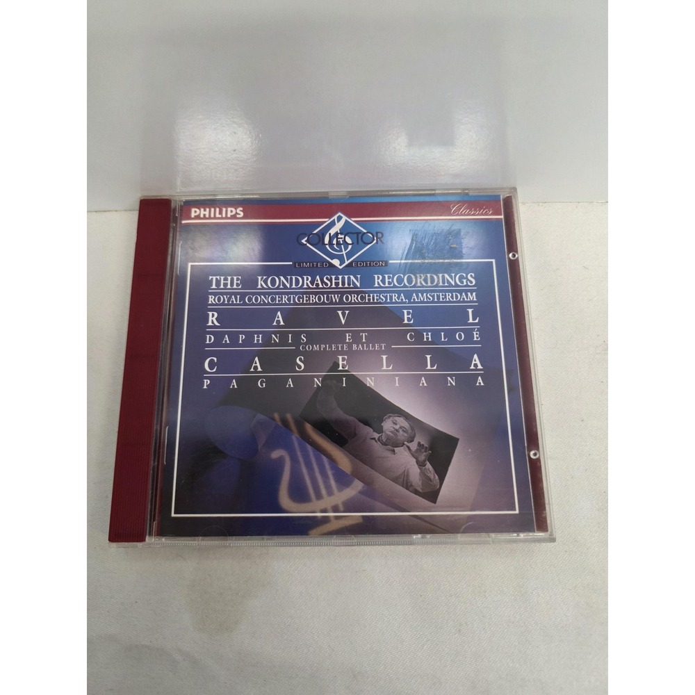 Kiril Kondrashin Ravel Daphnis et Chloe Casella Paganiniana CD Philips 438281-2